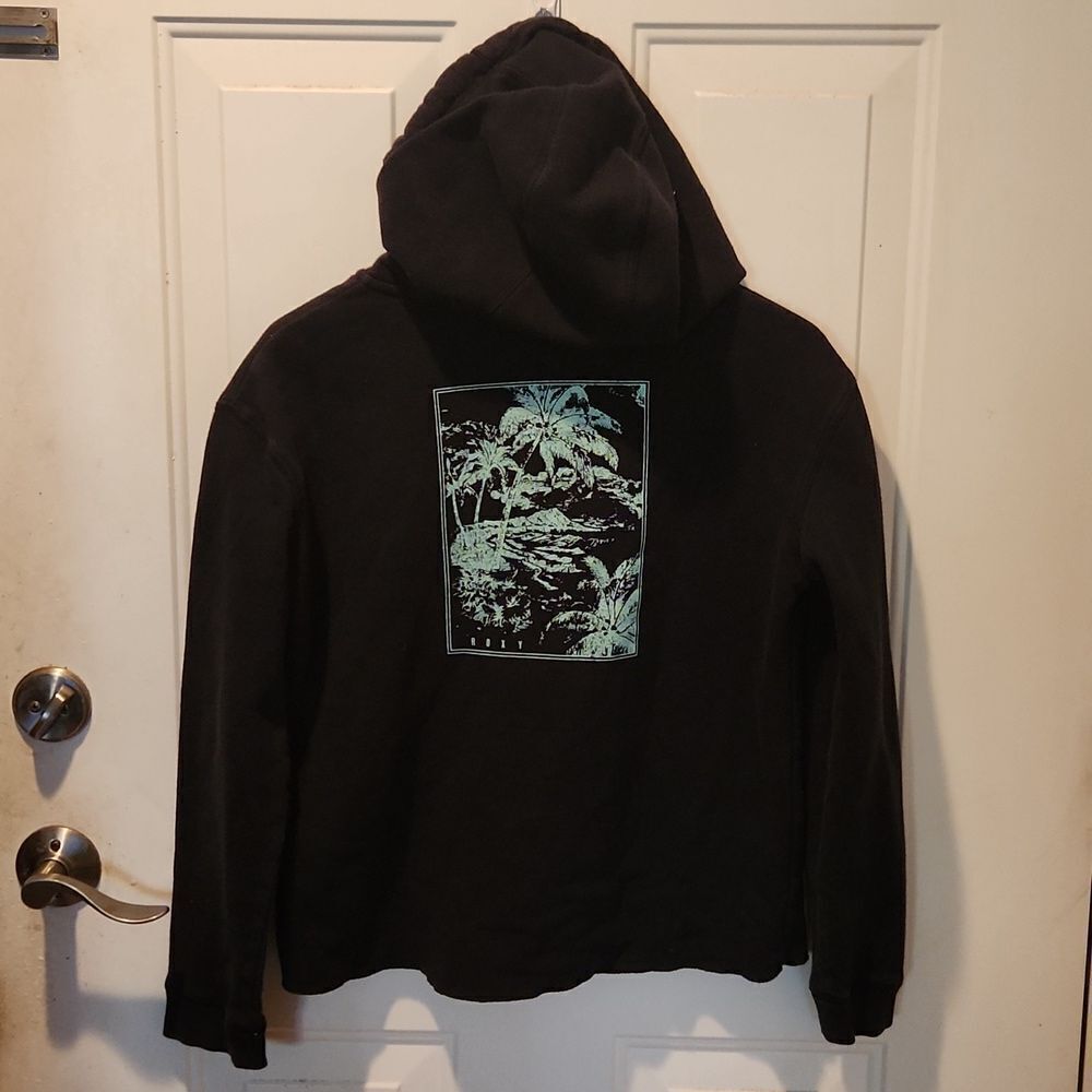 Roxy Hoodie Sweatshirt Full Zip Hawaii M
